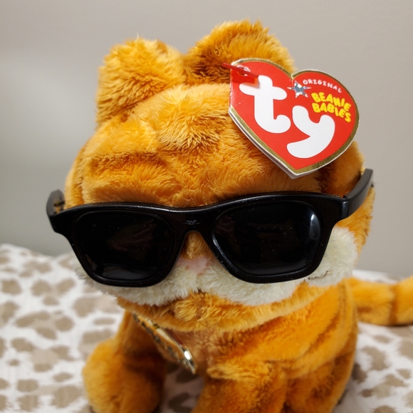 Garfield Movie TY Beanie Baby Cool Cat - Picture 6 of 12